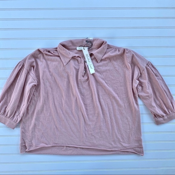 Button Front collared long sleeve Mustard Seed - Picture 7 of 11